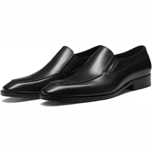 Italian Genuine Leather Men's High Quality Formal Wedding Oxfords Lace-Up Closure Customized Color Solid Rubber <b>Insole</b> Shoes - Product Image 5