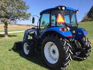 รถแทรกเตอร์นิวฮอลแลนด์ขับเคลื่อน 4 ล้อ 75 แรงม้า เกียร์ธรรมดา มือสอง รถแทรกเตอร์การเกษตร จัดส่งรวดเร็ว ราคาขายส่ง เครื่องยนต์และเกียร์คุณภาพสูง - Product Image 3