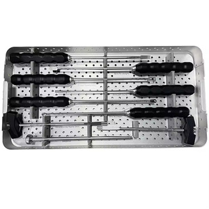 Set de Instrumentos Quirúrgicos para Columna Vertebral PLIF/TLIF, Set de Instrumentos Manuales para Cirugía Minimal Invasiva de Columna Vertebral, Instrumentos para Tornillos Pediculares GUJJAR SURGICAL - Product Image 3