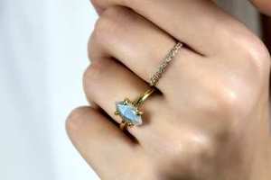 100% Natural <b>Labradorite</b> Pear Faceted Cut Gemstone 925 Sterling Silver Fine <b>Ring</b> Handmade Design Jewelry Wholesaler Manufacturer - Product Image 6