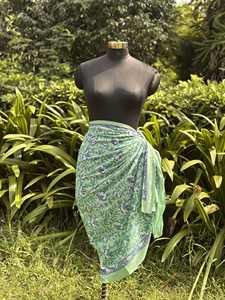 Pareo de Playa de Algodón con Estampado Artesanal Indio, Sarong de Playa de Tela Suave de Voile, Pareo de Verano, Regalo para Ella - Product Image 2