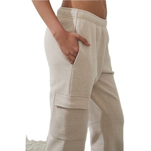 Pantalones Cargo para Mujer con Diseño de Múltiples Bolsillos Personalizados, Pantalones Deportivos de Cintura Elástica Cómodos y de Alta Calidad, Joggers para Mujer - Product Image 4