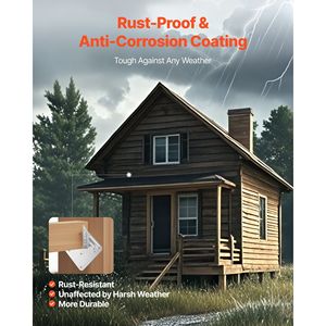 Fascette Antiuragano per Travi, Misura Interna 5.31x1.57x2.48 / 135x40x63 mm, Strutture in Acciaio, Cinghie Antiuragano - Product Image 4