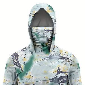 Fabricante de Pakistán, Sudaderas con Capucha para Pesca, de Secado Rápido, UPF 50, Impermeables, Transpirables, Casuales, 100% Poliéster - Product Image 2