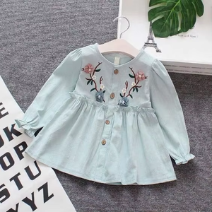 Nuevo Vestido de Fiesta para Bebés, Elegante y Moderno, con Bordado, Personalizable en Talla y Color, Traje de Cumpleaños - Product Image 2