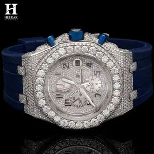 Reloj Cronógrafo de Lujo con Diamantes de Heerak Diamonds – Personalizado con Diamantes Cultivados en Laboratorio/Naturales Certificados - Product Image 1