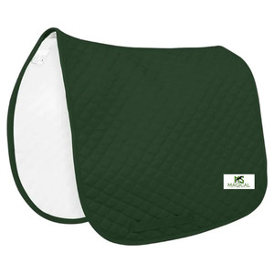 Tapis de selle pour chevaux de haute qualité, excellente qualité, tissu en coton, tapis de selle polyvalents avec bordure blanche - Product Image 3