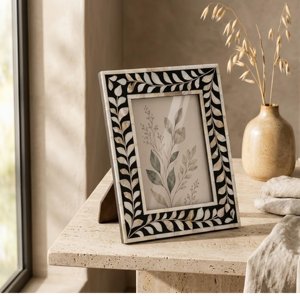 Handcrafted mother of pearl floral pattern shell inlay photo <b>frame</b> home decoration good price - Product Image 4