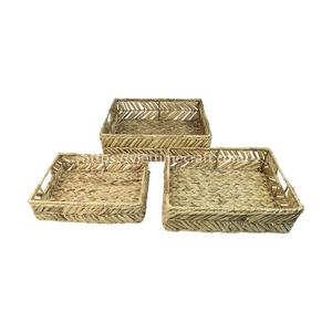 Juego de Cestas Rectangulares Plegables de Jacinto de Agua Ecológicas, Hechas a Mano, Estilo Moderno y Lujoso, Gran Oferta - Product Image 4