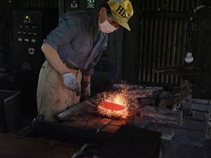 Cuchillo de Cocina Gyuto Tosa-uchihamono con Hoja de Acero al Carbono, Mango de Madera, Ecológico, Ambidiestro, Forjado - Product Image 4