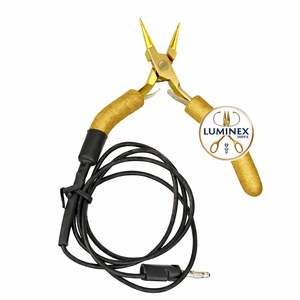 Pro Supplier Premium Gold White Finishing Grounded Needle Nose Pliers 5 Inch Stainless Steel Precision Jewelry <b>Tool</b> ESD <b>Safe</b> - Product Image 5