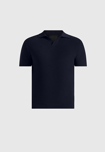 Hawk Eye Sports - T-shirt pour homme en maille bleu marine à manches courtes, couleur unie, décontracté, respirant, en coton, coupe classique, personnalisé - Product Image 3
