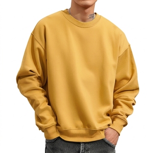 Sweat-shirt à col rond pour homme, coupe décontractée, pull chaud, vêtements d'hiver décontractés, vente en gros personnalisée - Product Image 5