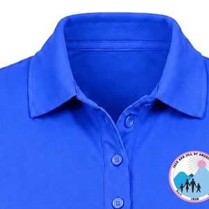 เสื้อโปโลแขนสั้นปักลายตราสัญลักษณ์รอยัลบลูแจ็คแอนด์จิล พร้อมปกเสื้อและกระดุมติดแบบสั่งทำพิเศษ เนื้อผ้าบางเบา - Product Image 2