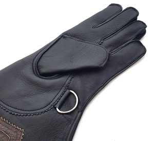 Wholesale Cowhide Leather Double Layer Falconry Gloves <b>Trainers</b> Soft Breathable <b>Waterproof</b> Anti-Slip Touch Screen Portable - Product Image 6