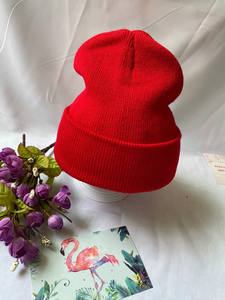 Wholesale Custom Logo Men's Knit <b>Beanie</b> <b>Wool</b> Knit <b>Beanie</b> Fold Over <b>Beanie</b> Factory Price Low MOQ Export - Product Image 1