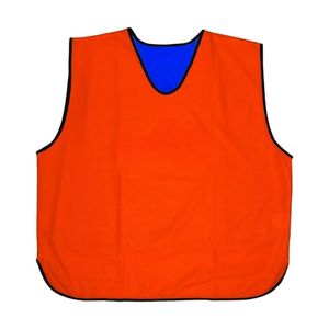 Chalecos de Entrenamiento de Fútbol Rojos Brillantes sin Mangas, Malla de Poliéster Premium, Alta Visibilidad, Ligeros - Product Image 4