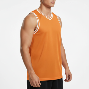 Camiseta de Baloncesto Personalizada para Hombre, Sin Mangas, de Malla, Uniforme de Equipo, Impresión por Sublimación, Venta al Por Mayor - Product Image 3