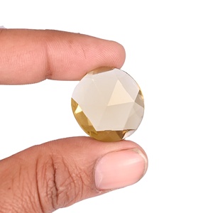 Pierre précieuse naturelle Ishu Gems, Quartz Bière, taille ovale rose, 20,5 carats, 24x12 mm - Idéale pour la fabrication de bijoux, vente en gros - Product Image 1