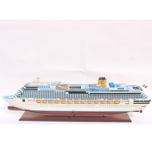 Modelo de Barco de Madera Premium Costa Pacifica |   Arte de Cruceros al Mejor Precio |   Mejor Barco de Madera Artesanal |   Exhibición de Crucero de Lujo - Product Image 1