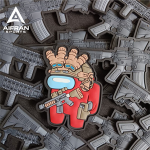 แพทช์ยางพีวีซีแบบกำหนดเองของ Aifran OEM สำหรับหมวก เสื้อแจ็คเก็ต กระเป๋า โลโก้แบบนูน แพทช์พีวีซีเนื้อนุ่ม ยืดหยุ่น ทนทาน ผลิตจากโรงงาน - Product Image 2