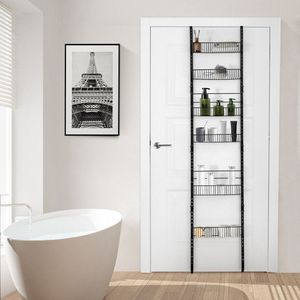 Organizzatore da Appendere Sopra la Porta Regolabile con 6 Cestini e Gancio per Porta - Product Image 2