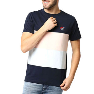 เสื้อยืดผู้ชายประสิทธิภาพสูง ผลิตจากผ้าคอตตอนผสม ดีไซน์เรียบหรู ดูดีแบบคลาสสิก เหมาะสำหรับสตรีทแวร์ - Product Image 1