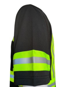 Camiseta de Manga Corta Transpirable para Hombre, Camiseta Reflectante para Electricistas y Mecánicos, Tejido Elástico, Camiseta para la Temporada de Verano - Product Image 3