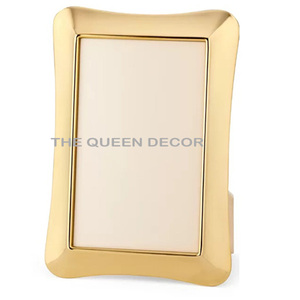 Marvelous Designing <b>Gold</b> Finished Aluminum Metal Luxury Photo <b>Frames</b> Deluxe Quality Handmade Use Desk Tabletop Home Decoration - Product Image 2