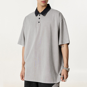 T-shirt unisexe décontracté classique vintage surdimensionné style streetwear 100% coton 285g respirant et écologique - Product Image 3
