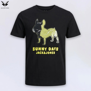 เสื้อยืดเด็กผู้ชายดีไซน์ทันสมัย สวมใส่สบายทุกวัน แขนสั้น เสื้อยืดเด็ก รับผลิตตามแบบ OEM แบรนด์คุณภาพสูง เสื้อผ้าเด็กผู้ชาย - Product Image 2