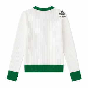 HMR Griego Alfa |   Kapa |   Chaqueta Universitaria de Invierno Personalizada para Mujer, Ecológica, Bordada, con Cierre de Botones Acrílicos, Estilo Vintage - Product Image 4