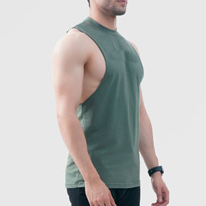 Débardeurs extensibles pour hommes, pour la salle de sport, l'entraînement, le fitness, sans manches, vêtements de sport, séchage rapide, course à pied, entraînement, cool - Product Image 3