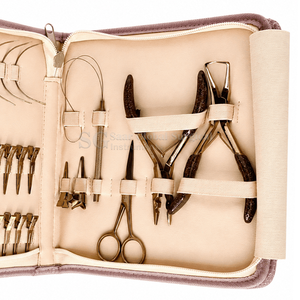 New Professional Stainless Steel <b>Hair</b> Extension Tools Kit Sustainable Pliers Tape Plier <b>Pad</b> Commercial Use Tools - Product Image 6