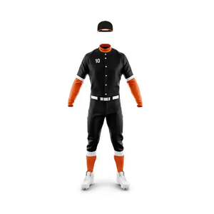 Maillot de baseball personnalisé pour équipe sportive, club, gym, avec boutons, qualité supérieure, sur mesure, pour hommes, 100% polyester, séchage rapide - Product Image 1