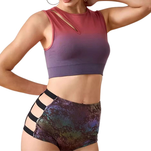 Sujetador Deportivo Elástico a Cuadros de Última Moda, Talla Grande, con Logotipo Personalizado Impreso en la Parte Delantera, Impresión por Sublimación, Nuevo Diseño Premium - Product Image 4