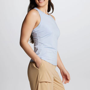 Low Price Pakistan Made Customized Summer <b>Women</b> <b>Tank</b> <b>Top</b> 100% Cotton <b>Knitted</b> Breathable Quick Dry New Arrival OEM Service - Product Image 4