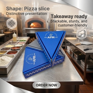 Boîte à <span class=keywords><strong>pizza</strong></span> ronde personnalisée en carton ondulé, emballage pour <span class=keywords><strong>pizza</strong></span> en forme de <span class=keywords><strong>cercle</strong></span>, boîte de <span class=keywords><strong>livraison</strong></span> en gros - Product Image 5