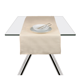Runner da Tavolo Excelsa Panama in Cotone Color Crema 45x140 Cm - Product Image 2