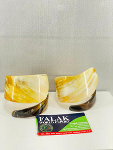 Elegantes brazaletes de cuerno de búfalo para niñas, diseño atrevido, joyería de moda ecológica para ropa de fiesta inspirada en Falak World Export - Product Image 5