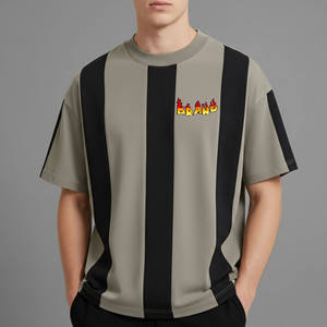 T-shirts pour hommes en jersey 100% coton, style hip-hop, 220 grammes, légers, respirants, écologiques, impression sérigraphique, prix de gros - Product Image 4