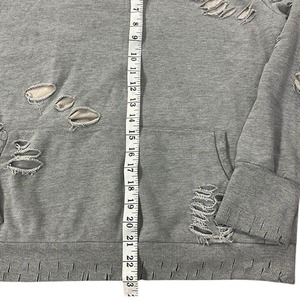 Sweat à capuche sportswear en chenille brodé sur mesure pour hommes et femmes, 100% coton, tissu tricoté, design vieilli, tailles US, hiver, personnalisé - Product Image 4