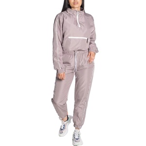 Top Quality Custom Rhinestone <b>Tracksuit</b> Wholesale Customized Winter Windbreaker <b>Tracksuits</b> Set For Hot Sale OEM Wind Breaker - Product Image 1