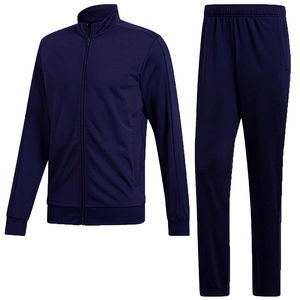 Chaqueta Deportiva Azul Marino para Hombre, con Cierre Completo, Cuello Alto, Color Sólido, Informal, Transpirable, Material de Poliéster, Corte Regular, para Otoño - Product Image 1