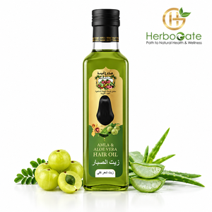 Tratamiento Capilar Diario para el Cuidado del Cuero Cabelludo, Producto OEM, Aceite Capilar de AMLA y Aloe Vera, Fórmula Nutritiva a Base de Hierbas, Ligero - Product Image 2