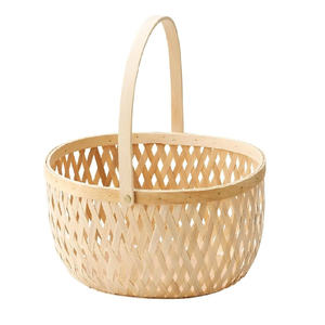 Panier en bambou pour les détaillants et les distributeurs, offrant une solution pratique de rangement et de présentation pour les magasins - Product Image 3