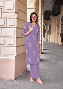 Heavy Rayon Women's <b>Kurti</b> Collection with Embroidery and Handwork - Product Image 2