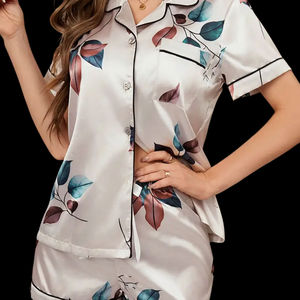 Camisón Cómodo para Mujer, Camisón de Algodón Estampado Más Vendido, Traje de Dormir para Mujer - Product Image 1