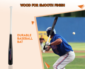 Bate de Béisbol de Madera de Arce para Adultos - 31 Pulgadas, Modelo 271, Diámetro del Barril de 2.25 Pulgadas, Color Natural o Negro, por NAQQASH SPORTS - Product Image 4