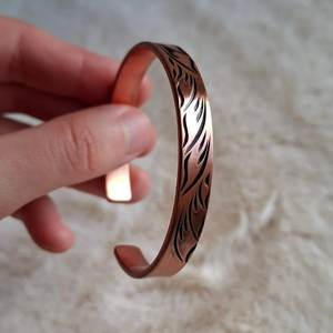 Hot Selling Pure <b>Copper</b> Bracelet <b>Copper</b> Magnetic Arthritis Health Bracelet Jewelry Wholesale Solid Pure <b>Copper</b> Magnetic Therapy - Product Image 4